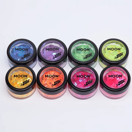 Moon Glow Neon UV Chunky Glitter Purple 3g