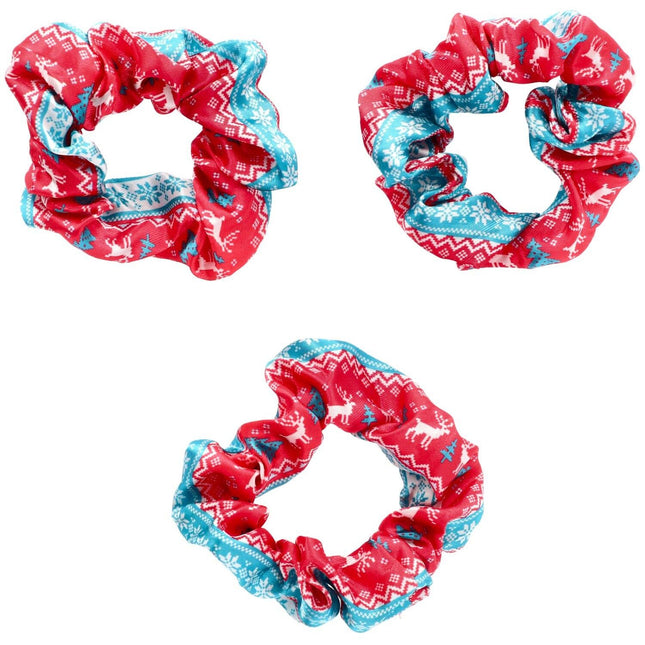 Kerst Scrunchies 3st