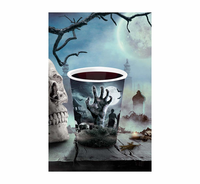 Halloween Bekers Kerkhof 355ml 6st