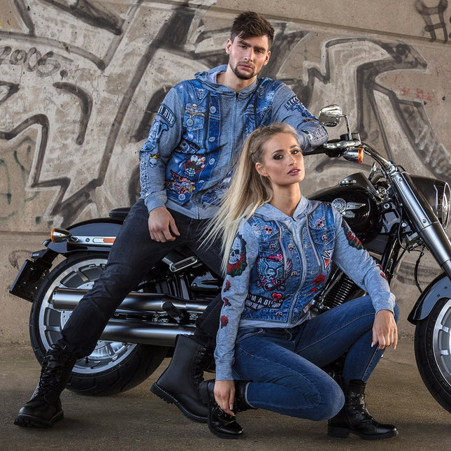 Shirt Heren Biker Fotorealistisch