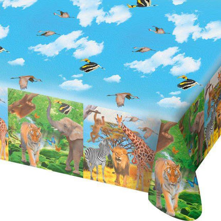 Dieren Tafelkleed Safari 1,8m