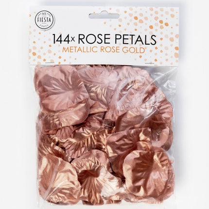 Rose Gouden Rozenblaadjes 144st