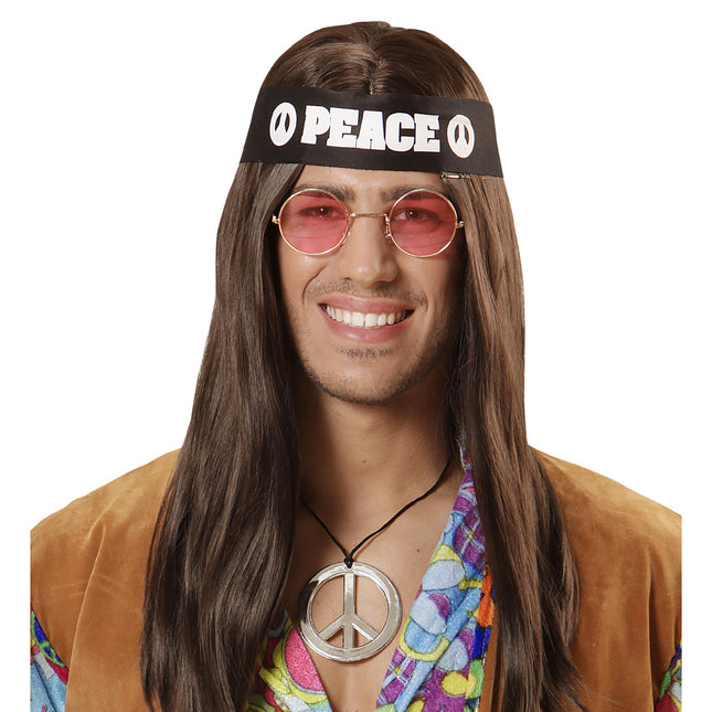 Hippie 60S Verkleedset 3 delig