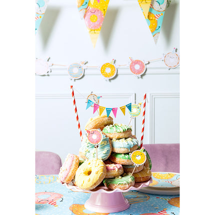 Donut Taarttopper 5 delig