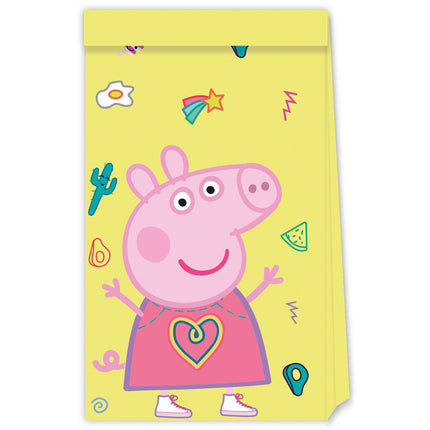 Peppa Pig Uitdeelzakjes 4st