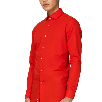 Rood Overhemd Heren OppoSuits