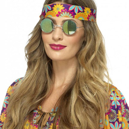 Hippie Bril Spiegelglas