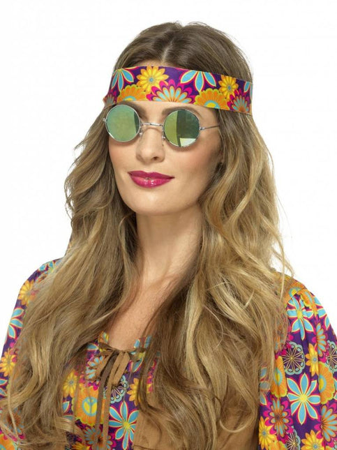 Hippie Bril Spiegelglas