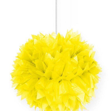 Pompon Geel 30cm