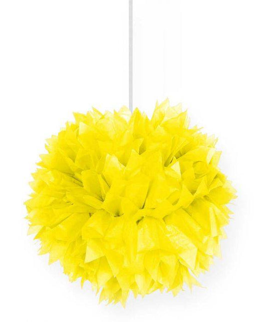 Pompon Geel 30cm