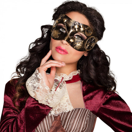 Oogmasker Steampunk