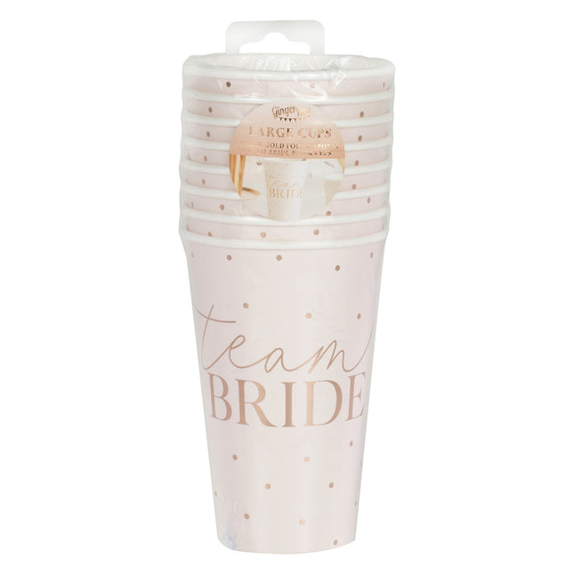 Bekers Team Bride 13cm 8st