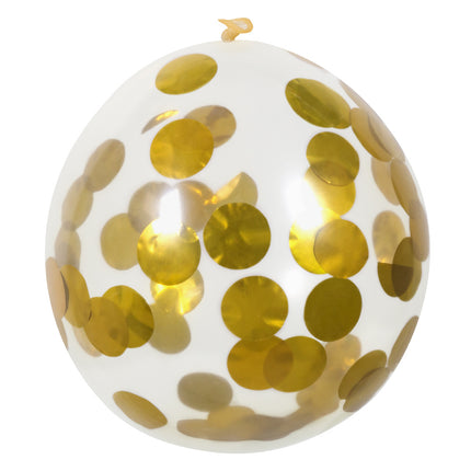 Gouden Ballonnen Confetti 30cm 5st