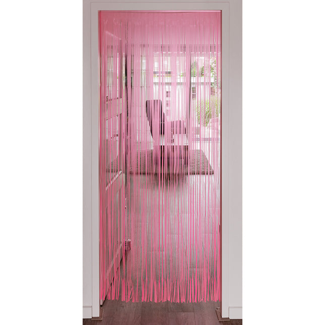 Neon Roze Deurgordijn 2m