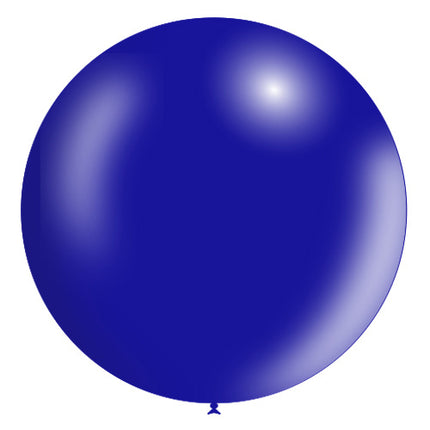 Donkerblauwe Reuze Ballon XL Metallic 91cm