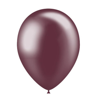 Bordeaux Rood Ballonnen Metallic 25cm 50st