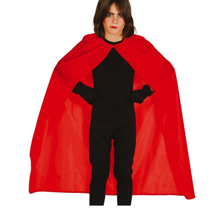 Halloween Cape Rood Kind 1m