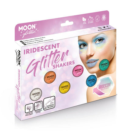 Moon Glitter Iridescent Glitter Shakers White 5g