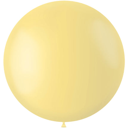 Lichtgele Ballon Powder Yellow 80cm