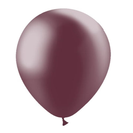 Bordeaux Rood Ballonnen Metallic 30cm 50st