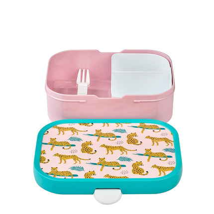 Lunchset Campus Schoolbeker+Lunchbox Leopard