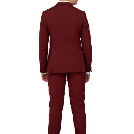 Bordeaux Rood Pak Jongen Tiener OppoSuits