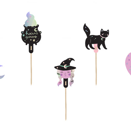 Halloween Cupcake Toppers 14cm 6st