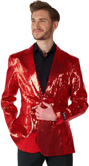 Paillet Rood Blazer Heren Suitmeister