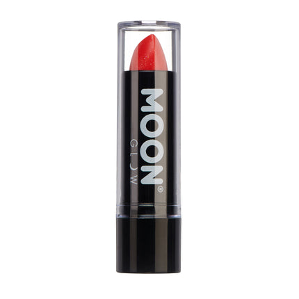 Moon Glow Neon UV Glitter Lipstick Red 4.2g