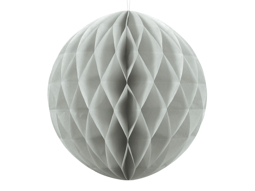 Honeycomb Bal Lichtgrijs 30cm