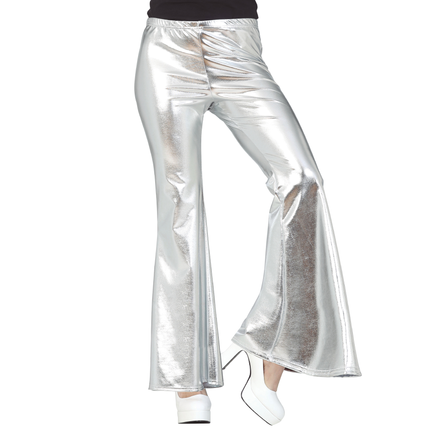 Disco 70S Broek Zilver Dames