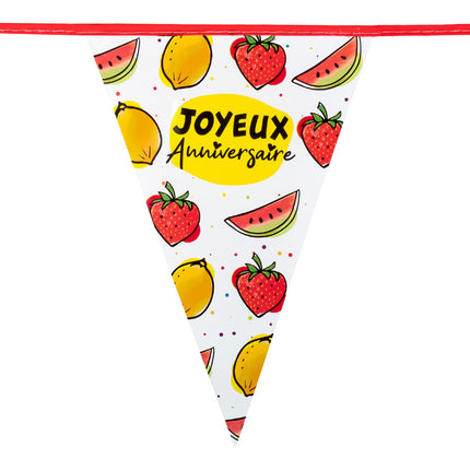 Joyeux Anniversaire Slingers Fruit 6m