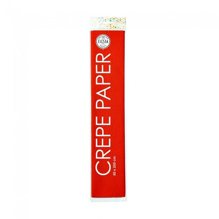 Crepe Papier Rood 50cm 2,5m