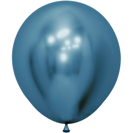 Ballonnen Reflex Blue 45cm 6st