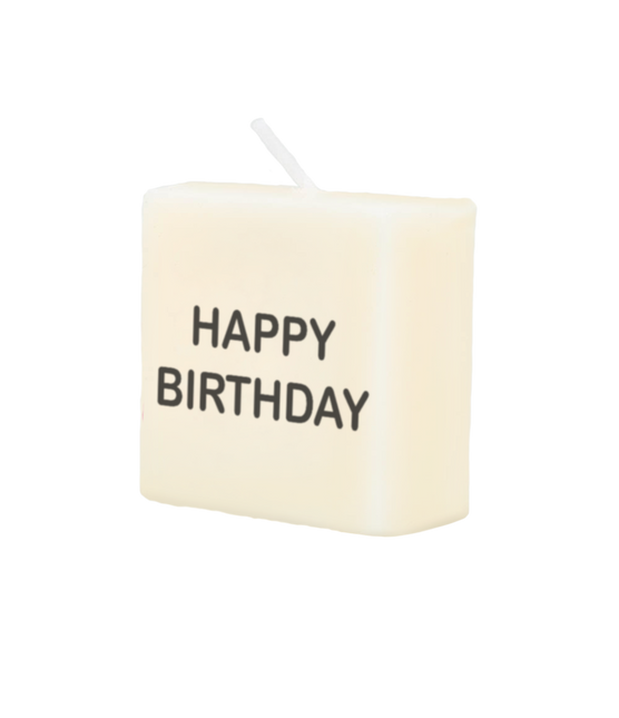 Letter Kaarsje Happy Birthday 4cm