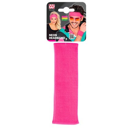 Neon Roze Hoofdband