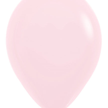 Ballonnen Pastel Matte Pink 30cm 50st