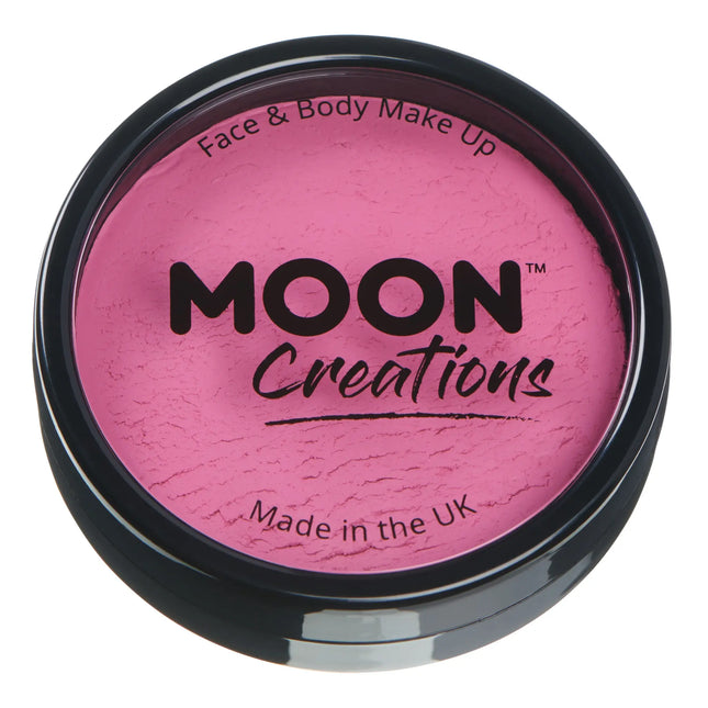 Moon Creations Pro Face Paint Cake Pots Bright Pink 36g