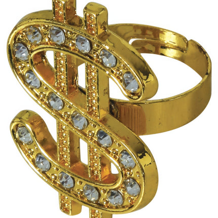 Ring Goud Dollar