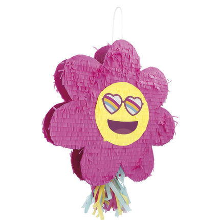 Emoij Pinata Flower Leeg 45cm