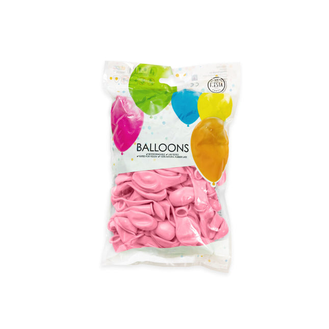 Roze Ballonnen 13cm 100st