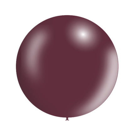 Bordeaux Rode Reuze Ballon Metallic 60cm