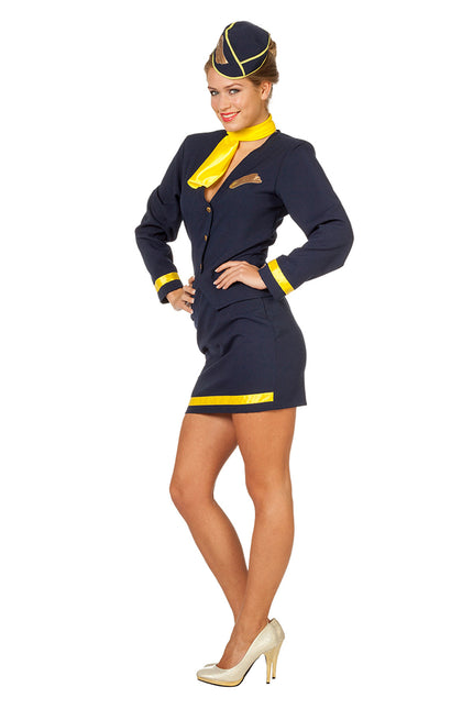 Stewardess Pakje Blauw