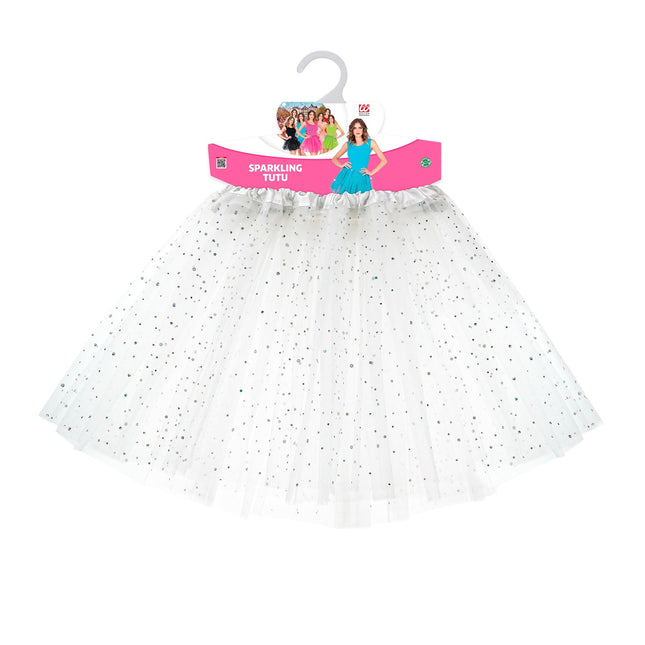 Witte Tutu Dames 45cm