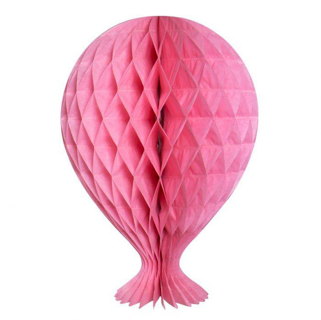 Honeycomb Ballon Lichtroze 37cm