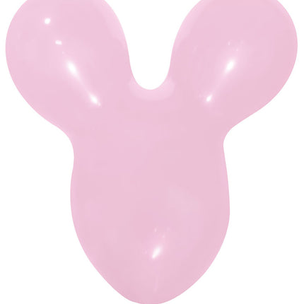 Ballonnen Mouse Head Pink 25st