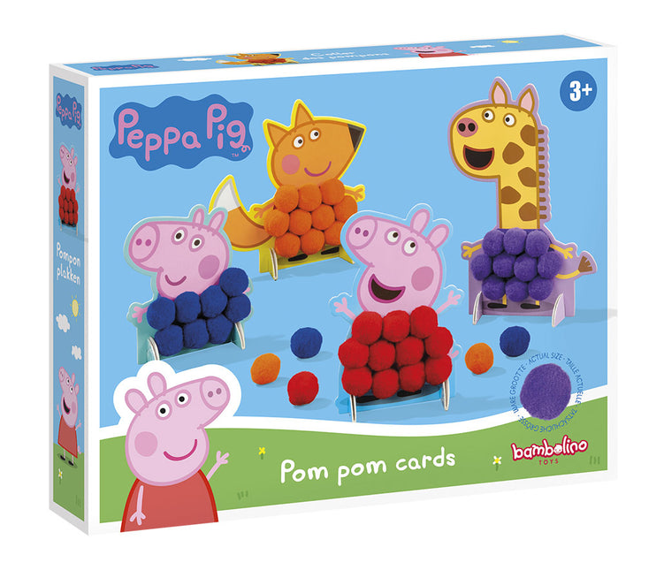 Peppa Pig Pompom Plakken