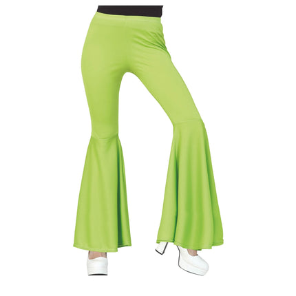 Disco 70S Broek Groen Dames