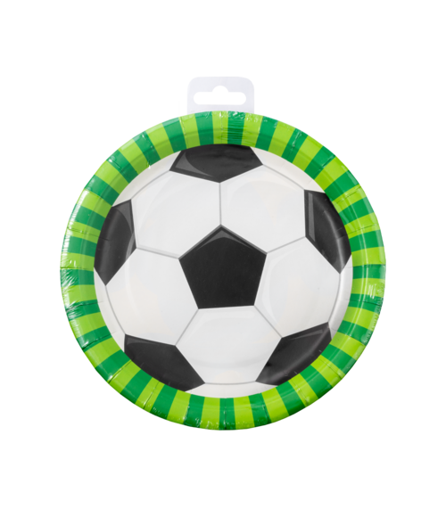 Voetbal Borden Zwart Wit 23cm 8st