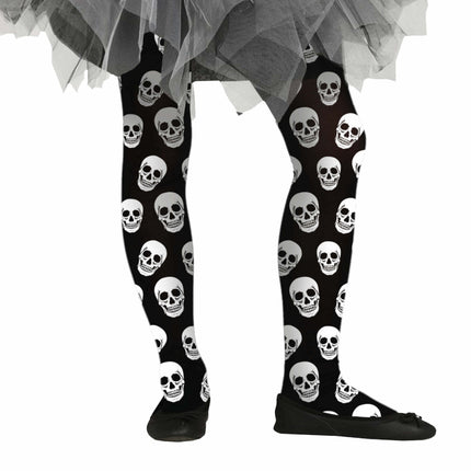 Halloween Legging Doodshoofd Meisje